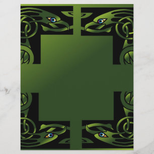 Papier Dragon celtique