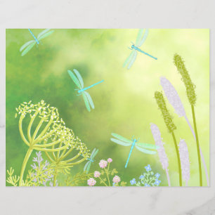 Papier Dragonfly Meadow