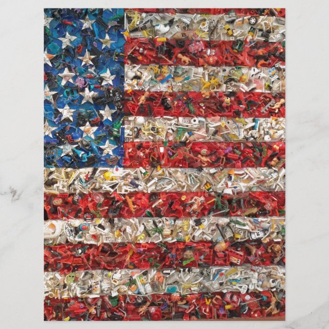 Papier drapeau américain (Devant)