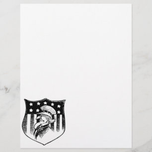 Papier Drapeau américain et Oncle Sam patriotique vintage