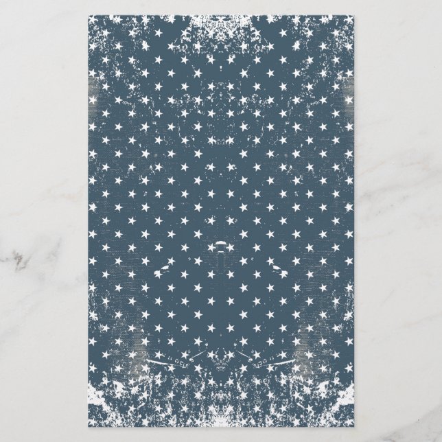 Papier drapeau américain vertical (Devant)