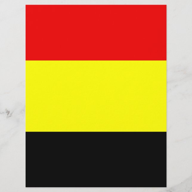 Papier Drapeau de Belgique (Devant)