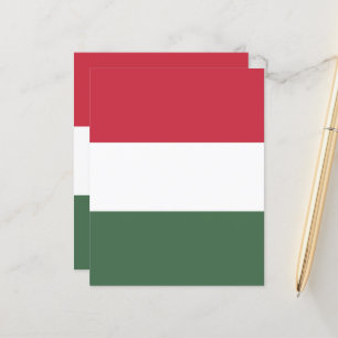 Papier drapeau de la Hongrie