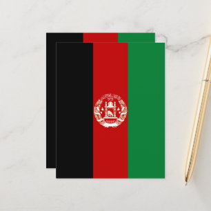 Papier Drapeau de l'Afghanistan