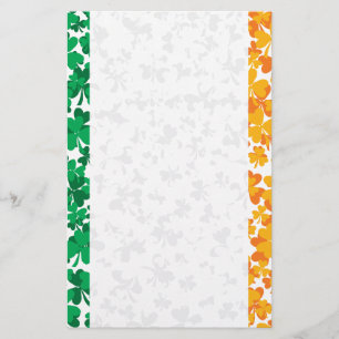 Papier Drapeau de l'Irlande Shamrock