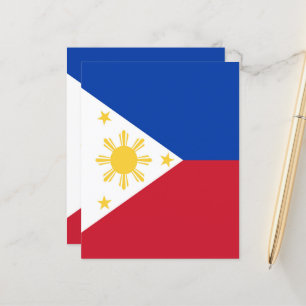 Papier drapeau des Philippines