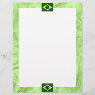 Papier Drapeau du Brésil