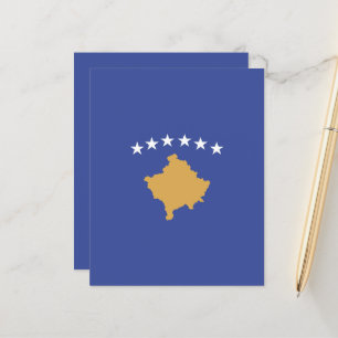 Papier drapeau du Kosovo