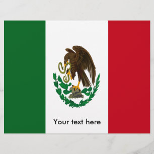 Papier Drapeau du Mexique patriotique