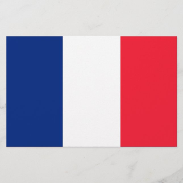 Papier Drapeau français (Devant)