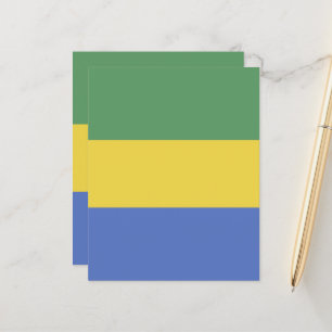 Papier Drapeau Gabon