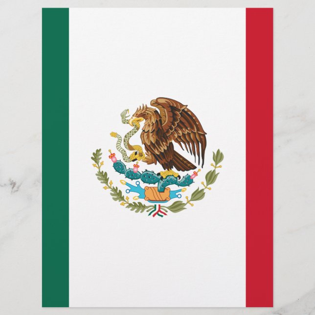 Papier Drapeau mexicain - Drapeau mexicain (Devant)