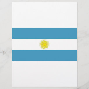 Papier Drapeau national de l'Argentine