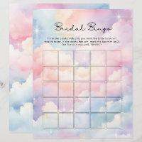 Dreamy Cloud Neuf Bridal Bingo Jeu