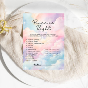 Papier Dreamy Clouds Prix est le bon jeu de Baby shower