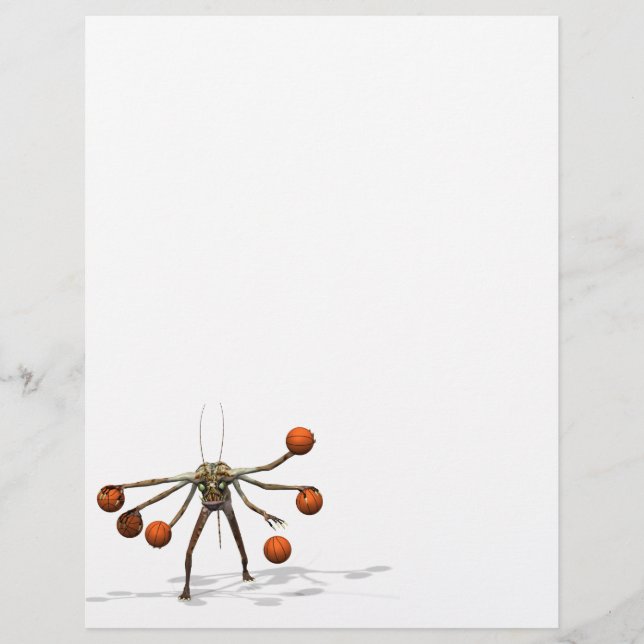 Papier Dribbler de basket-ball (Devant)