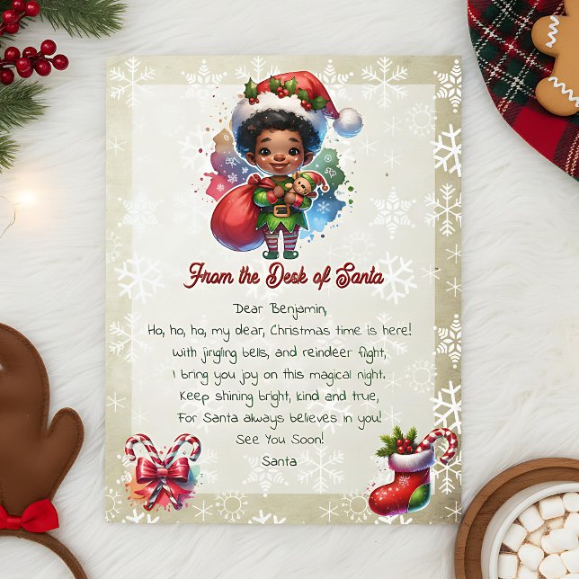 Papier Du bureau de Père Noël pour les enfants (Créateur téléchargé)