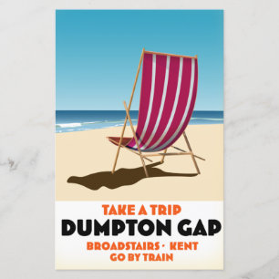 Papier Dumpton Gap Broadstairs Kent poster en bord de mer