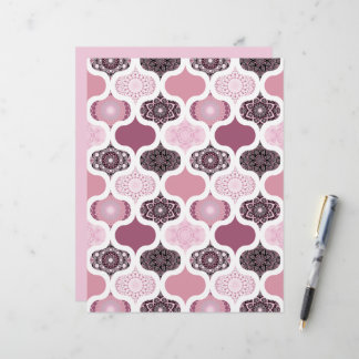 Papier Dusky Rose Dot Mandalas Patchwork Scrapbook Paper