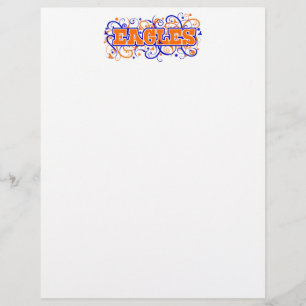 Papier Eagles Swirl Design