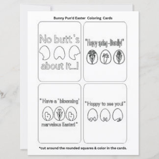 Papier Easter Bunny "Color Your Own" Stationery Set