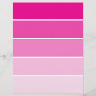 Papier Échantillons de peinture rose vif
