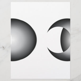 Papier éclipse lunaire