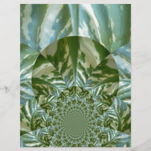 Papier Eco Green Camo Kaleidoscope Art Design d'impressio