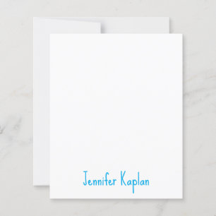 Papier Écriture manuscrite minimaliste professionnelle dé