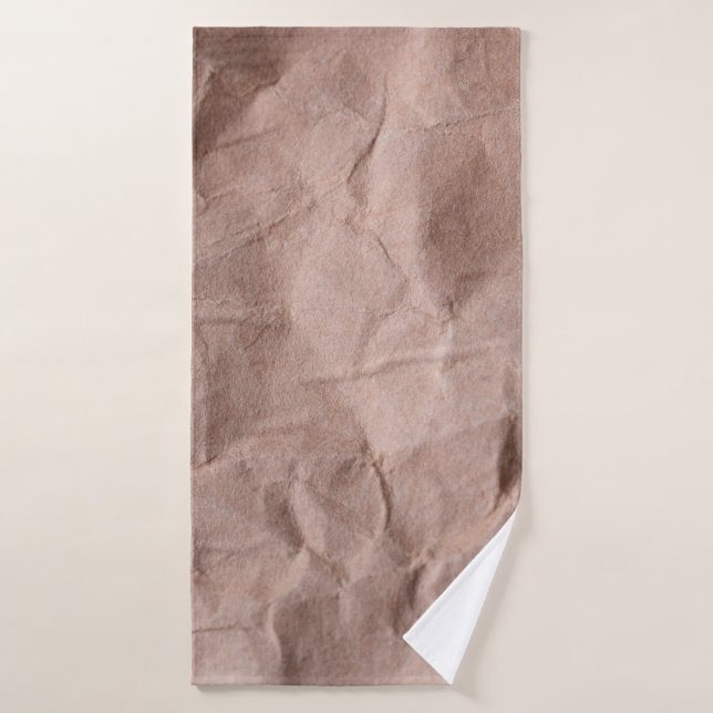 Papier effondré rustique (Serviette de bain)