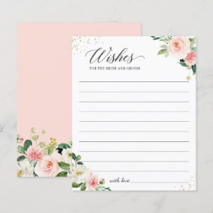 Papier Elégant Blush Rose Floral Wings pour les jeunes ma