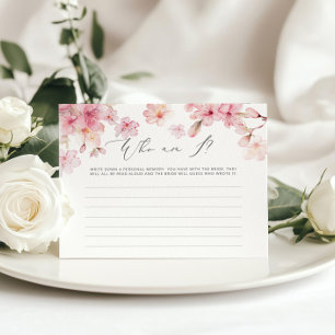 Papier Elégant cerisier fleur Qui suis-je jeu de douche n