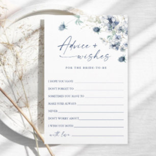 Papier Elégant dusty Blue Winter Foliing Conseils & Wises