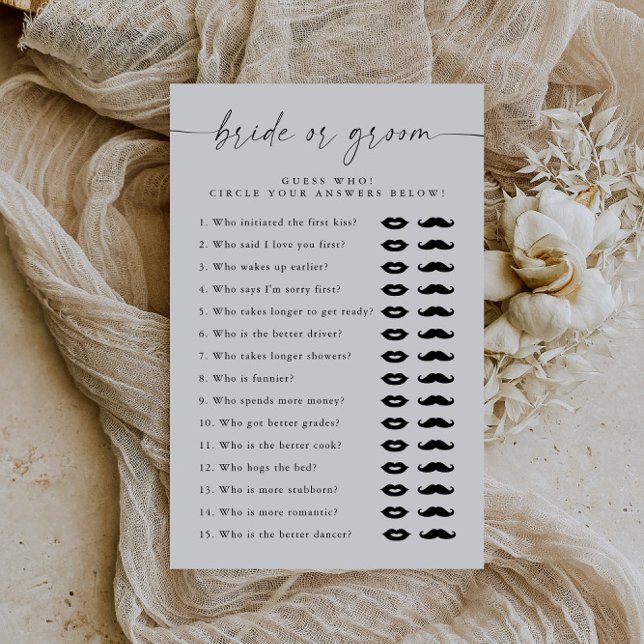 Papier Élégant jeu de shower de mariage de la mariée ou d (Créateur téléchargé)