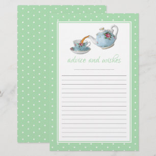 Papier Elégant Teacups Baby shower Tea Party Conseils