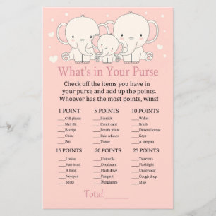 Papier Elephant Ce qui est dans votre jeu de bourse