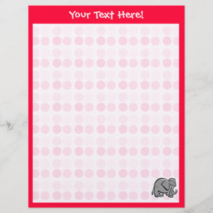 Papier Eléphant mignon