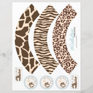 Papier Emballeurs Safari Boy Cupcake