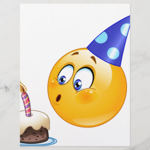Papier émoticône anniversaire