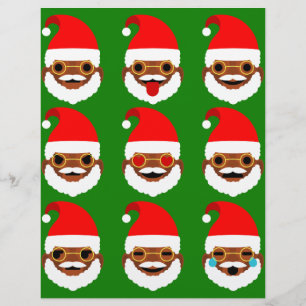 Papier émoticônes de père Noël