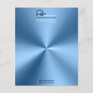 Papier En-tête bleu minimaliste simple et moderne