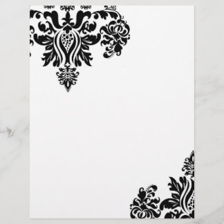 Papier En-tête Damask