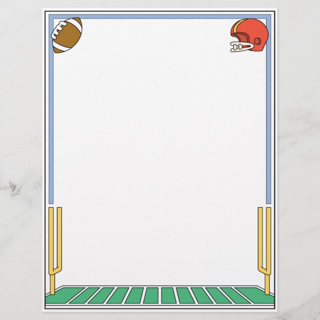 Papier En-tête de football (Devant)