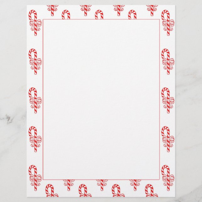 Papier En-tête de la bordure du sucre de canne (Devant)