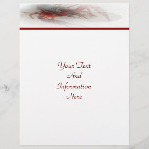 Papier En-tête de lettre de homard
