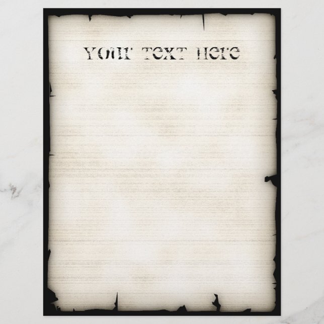 Papier En-tête de lettre de style occidental (Devant)