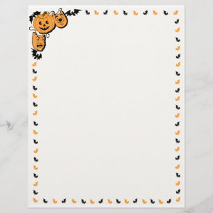 Papier En-tête de lettre d'Halloween