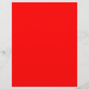 Papier En-tête de lettre rouge vif