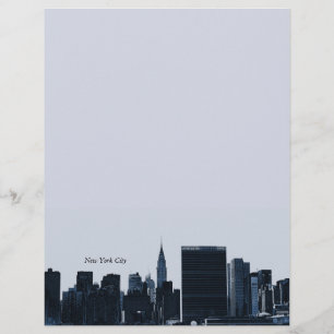 Papier En-tête de ligne Skyline de New York