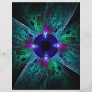 Papier En-tête de l'oeil Abstrait